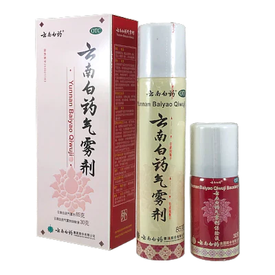 Best Natural Pets Yunnan Baiyao Qiwuji Aerosol Spray for Pets topical Black