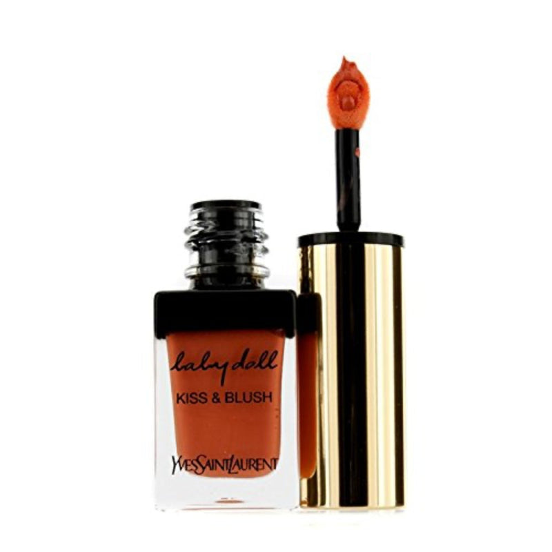 Nava Beauty Yves Saint Laurent Baby Doll Kiss & Blush Rouge White Smoke #07 Corail Affranchi