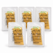 ZAQ Skin & Body 24K Gold Hydrogel Face Mask Face Mask Lavender 5 Pk (5 Single-use treatments)