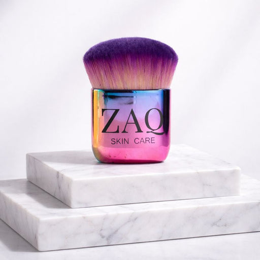 ZAQ Skin & Body Powder Blending Liquid Foundation Kabuki Brush White Smoke