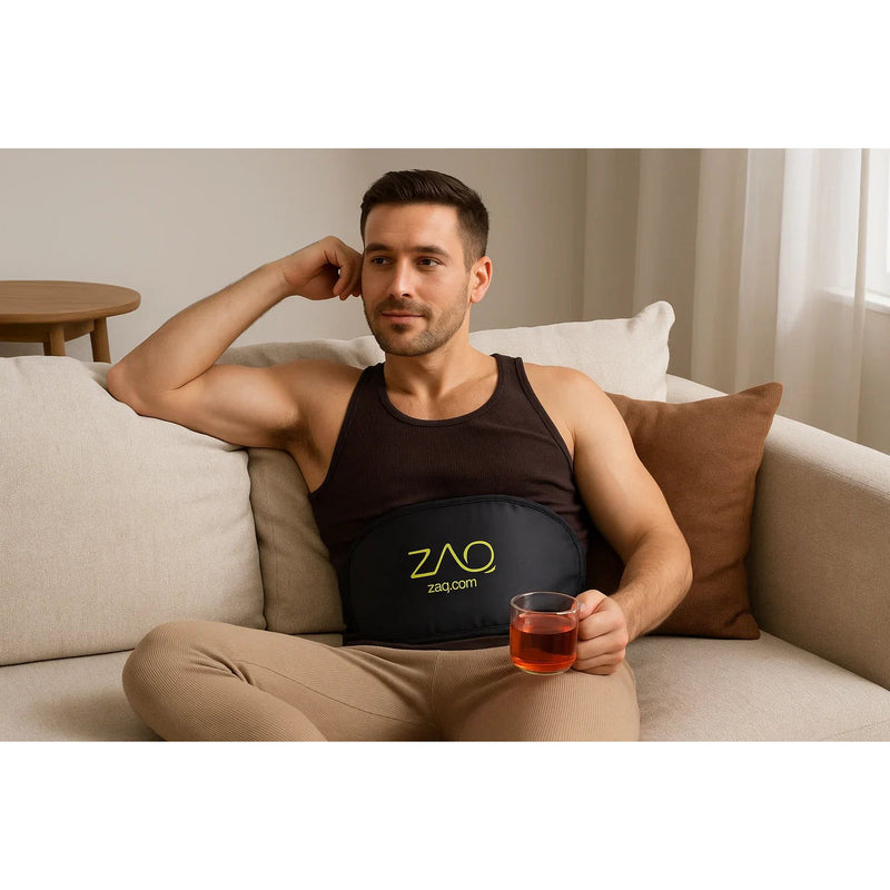 ZAQ Skin & Body REVA Multifunctional Infrared Heat, PEMF  Belt for Enhanced Wellness and Relaxation Gray