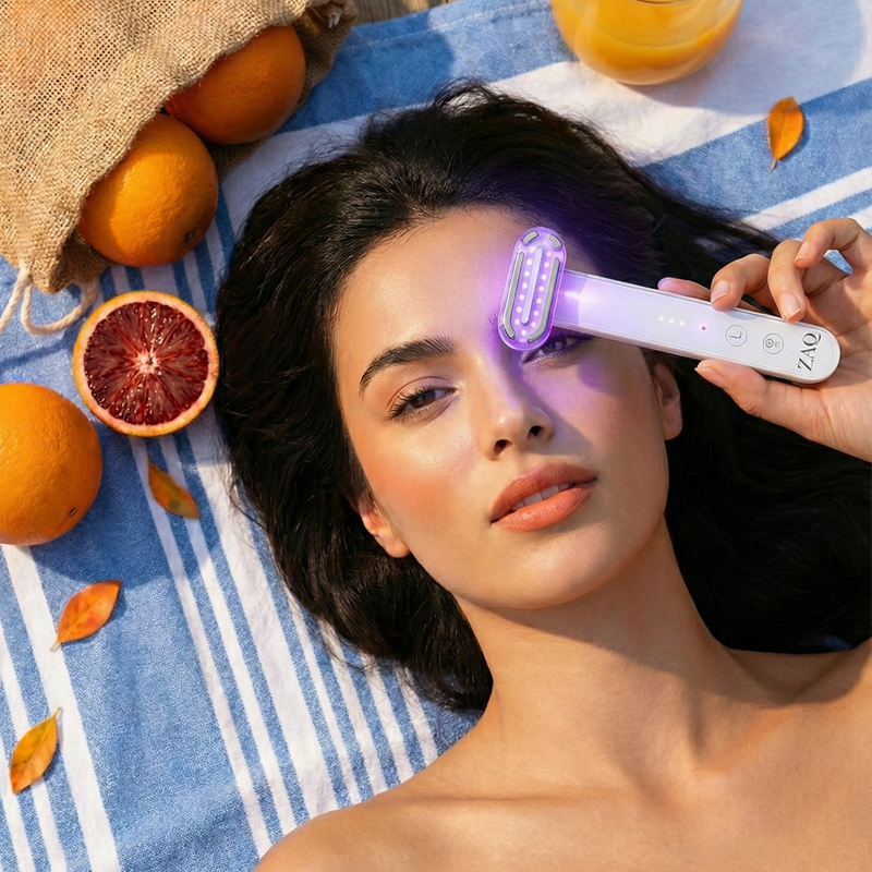 ZAQ Skin & Body ZAQ Zayn 2.0 — 6-in-1 LED & Microcurrent Facial Wand Black