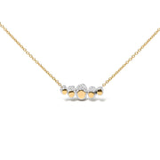 Bids.com 18K Rose Gold 3/4 Cttw Pave Diamonds and Graduated Green Tsavorite Gemstone Curved Bar Choker Necklace (G-H Color, SI1-SI2 Clarity) - Adjustable up to 14" - 16.5" Necklaces White Smoke Rose.Gold / 16.5