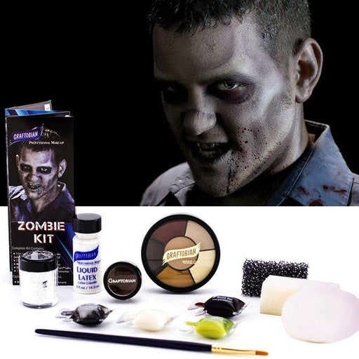 Graftobian Make-Up Company Zombie Makeup Kit Light Gray
