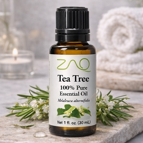 ZAQ Skin & Body Tea Tree Essential Oils Light Gray 15 ml,30 ml