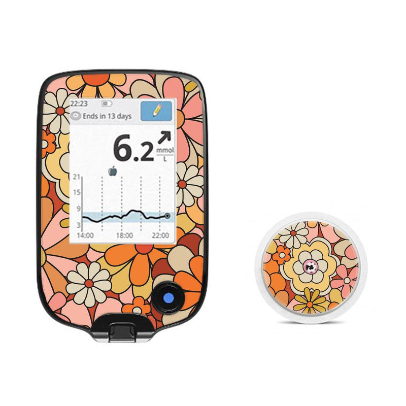 Peelz Zoey Freestyle Libre 2 Peelz/Stickers White Smoke Receiver + Sensor