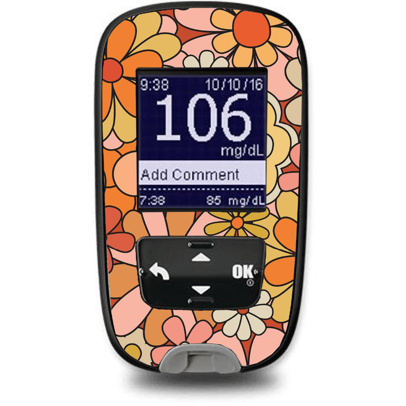 Peelz Zoey Sticker for the Accu-Chek Guide Glucometer Peelz/Stickers White Smoke