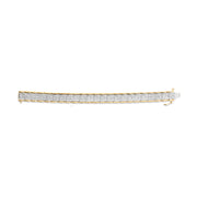 Bids.com 10K Yellow Gold 5.00 Cttw Round-Cut Diamond Link 7" Bracelet (J-K Color, I1-I2 Clarity) Bracelets White Smoke Yellow.Gold / 7