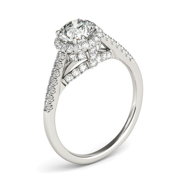 Bids.com 14k White Gold Round Cut Pave Set Shank Diamond Engagement Ring (1 3/8 cttw) Rings White Smoke 3 / White Gold,3.5 / White Gold,4 / White Gold,4.5 / White Gold,5 / White Gold,5.5 / White Gold,6 / White Gold,6.5 / White Gold,7 / White Gold,7.5 / White Gold,8 / White Gold,8.5 / White Gold,9 / White Gold