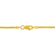 Bids.com 14K Yellow and White Gold 2.0 Cttw Princess Cut Diamond Flared and X-Station V Shaped 18â€ Franco Chain Statement Necklace (H-I Color, SI2-I1 Clarity) Necklaces Seashell YellowWhite.Gold / 18
