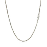 Bids.com 14k White Gold Sparkle Chain 1.5mm Necklaces White Smoke 16 / White Gold,18 / White Gold,20 / White Gold,One / White Gold