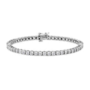 Bids.com .925 Sterling Silver 1.0 Cttw Miracle-Set Diamond Round Faceted Bezel Tennis Bracelet (I-J Color, I3 Clarity) - 7" Bracelets White Smoke 7 / Yellow.Sterling Silver,8 / Yellow.Sterling Silver,8 / Rose.Sterling Silver,7 / Rose.Sterling Silver,8 / White.Sterling Silver,7 / White.Sterling Silver,6 / White.Sterling Silver,6 / Yellow.Sterling Silver,6 / Rose.Sterling Silver,9 / Yellow.Sterling S