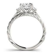 Bids.com 14k White Gold Princess Cut 3 Stone Antique Style Diamond Ring (1 1/8 cttw) Rings White Smoke 3 / White Gold,3.5 / White Gold,4 / White Gold,4.5 / White Gold,5 / White Gold,5.5 / White Gold,6 / White Gold,6.5 / White Gold,7 / White Gold,7.5 / White Gold,8 / White Gold,8.5 / White Gold,9 / White Gold