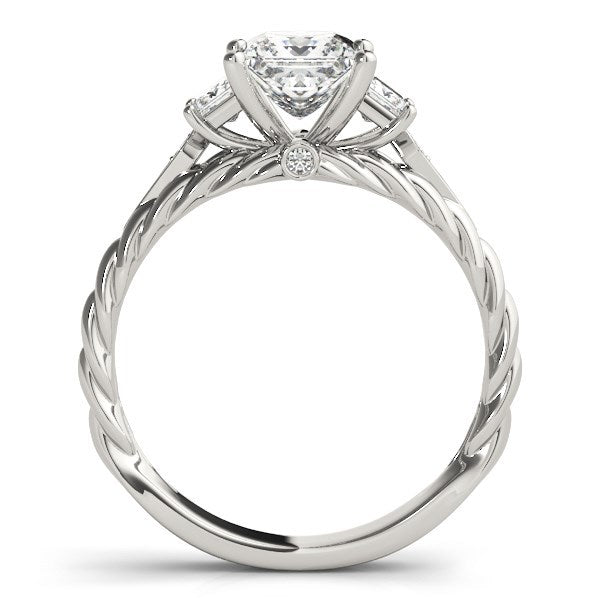 Bids.com 14k White Gold Princess Cut 3 Stone Antique Style Diamond Ring (1 1/8 cttw) Rings White Smoke 3 / White Gold,3.5 / White Gold,4 / White Gold,4.5 / White Gold,5 / White Gold,5.5 / White Gold,6 / White Gold,6.5 / White Gold,7 / White Gold,7.5 / White Gold,8 / White Gold,8.5 / White Gold,9 / White Gold