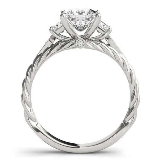 Bids.com 14k White Gold Princess Cut 3 Stone Antique Style Diamond Ring (1 1/8 cttw) Rings White Smoke 3 / White Gold,3.5 / White Gold,4 / White Gold,4.5 / White Gold,5 / White Gold,5.5 / White Gold,6 / White Gold,6.5 / White Gold,7 / White Gold,7.5 / White Gold,8 / White Gold,8.5 / White Gold,9 / White Gold