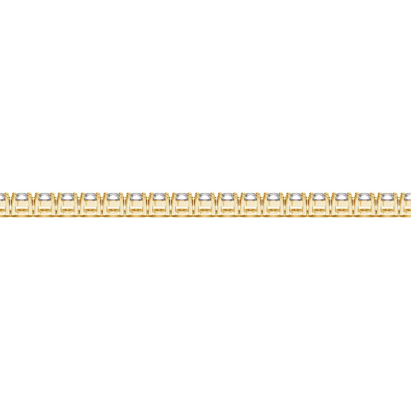 Bids.com Lab Grown Round Diamond Tennis Bracelet in 14k Yellow Gold (5 cctw  F/G  VS2/SI1) Bracelets Tan 7 / Yellow Gold