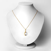 Bids.com 0.19 Carat Genuine Blue Sapphire .925 Sterling Silver Pendant Pendants White Smoke size 18.00