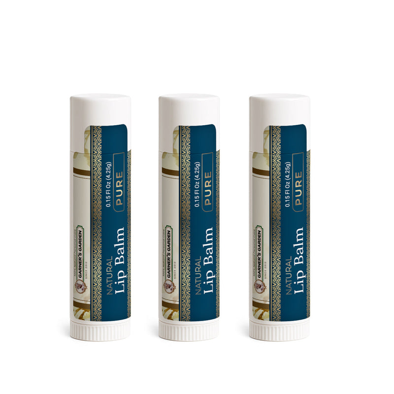Garner's Garden Natural Lip Balm Lip Balm White Smoke Adult / Triple
