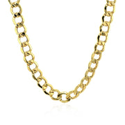 Bids.com 6.2mm 14k Yellow Gold Curb Chain Necklaces White Smoke 18 / Yellow Gold,20 / Yellow Gold,22 / Yellow Gold,24 / Yellow Gold
