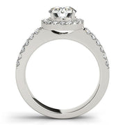Bids.com 14k White Gold Halo Diamond Engagement Ring With Double Row Band (1 3/8 cttw) Rings White Smoke 3 / White Gold,3.5 / White Gold,4 / White Gold,4.5 / White Gold,5 / White Gold,5.5 / White Gold,6 / White Gold,6.5 / White Gold,7 / White Gold,7.5 / White Gold,8 / White Gold,8.5 / White Gold,9 / White Gold