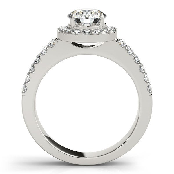 Bids.com 14k White Gold Halo Diamond Engagement Ring With Double Row Band (1 3/8 cttw) Rings White Smoke 3 / White Gold,3.5 / White Gold,4 / White Gold,4.5 / White Gold,5 / White Gold,5.5 / White Gold,6 / White Gold,6.5 / White Gold,7 / White Gold,7.5 / White Gold,8 / White Gold,8.5 / White Gold,9 / White Gold