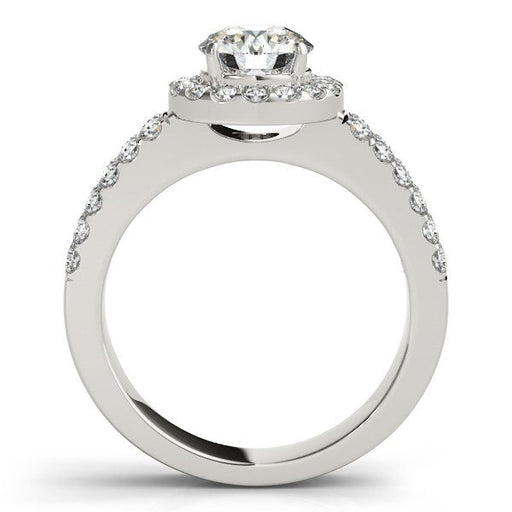 Bids.com 14k White Gold Halo Diamond Engagement Ring With Double Row Band (1 3/8 cttw) Rings White Smoke 3 / White Gold,3.5 / White Gold,4 / White Gold,4.5 / White Gold,5 / White Gold,5.5 / White Gold,6 / White Gold,6.5 / White Gold,7 / White Gold,7.5 / White Gold,8 / White Gold,8.5 / White Gold,9 / White Gold