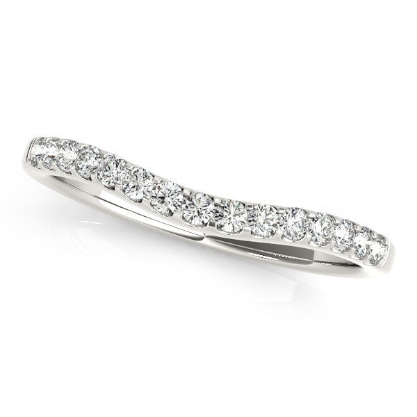 Bids.com 14k White Gold Round Pave Setting Curvy Diamond Wedding Band (1/4 cttw) Rings White Smoke 3 / White Gold,3.5 / White Gold,4 / White Gold,4.5 / White Gold,5 / White Gold,5.5 / White Gold,6 / White Gold,6.5 / White Gold,7 / White Gold,7.5 / White Gold,8 / White Gold,8.5 / White Gold,9 / White Gold