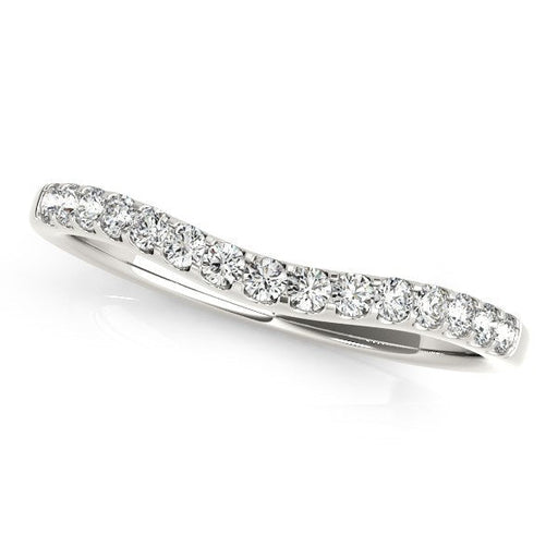 Bids.com 14k White Gold Round Pave Setting Curvy Diamond Wedding Band (1/4 cttw) Rings White Smoke 3 / White Gold,3.5 / White Gold,4 / White Gold,4.5 / White Gold,5 / White Gold,5.5 / White Gold,6 / White Gold,6.5 / White Gold,7 / White Gold,7.5 / White Gold,8 / White Gold,8.5 / White Gold,9 / White Gold