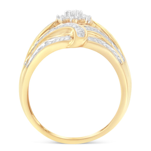 Bids.com 10K Yellow Gold Diamond Ring (1 Cttw, I-J Color, I2-I3 Clarity) - Size 7 Rings White Smoke 8 / Yellow.Gold,6 / Yellow.Gold,7 / Yellow.Gold,6.5 / Yellow.Gold,7.5 / Yellow.Gold