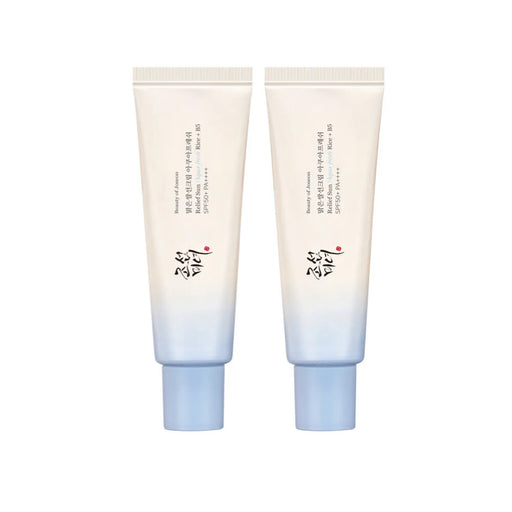 AsiaBeautyMall Beauty Of Joseon Relief Sun Aqua-Fresh: Rice + B5 SPF 50+ PA++++ (2-Packs) Sunscreen White Smoke