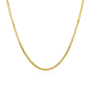 Bids.com 14k Yellow Gold Classic Box Chain 1.4mm Necklaces White Smoke 16 / Yellow Gold,18 / Yellow Gold,20 / Yellow Gold,22 / Yellow Gold,24 / Yellow Gold,30 / Yellow Gold