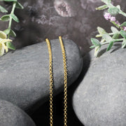 Bids.com 14k Yellow Gold Rolo Chain 1.9mm Necklaces Gray 16 / Yellow Gold,18 / Yellow Gold,20 / Yellow Gold