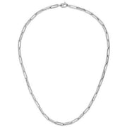 Bids.com 14k White Gold Bold Paperclip Chain (4.2 mm) Necklaces White Smoke 18 / White Gold