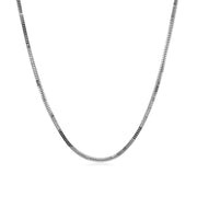 Bids.com 14k White Gold Milano Chain 1.1mm Necklaces White Smoke 16 / White Gold,18 / White Gold,20 / White Gold