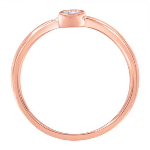 Bids.com 14K Rose Gold Plated .925 Sterling Silver Miracle Set Diamond Ring (1/20 Cttw, J-K Color, I1-I2 Clarity) - Size 6 Rings White Smoke 7 / Rose.Sterling Silver,6 / Rose.Sterling Silver,8 / Rose.Sterling Silver