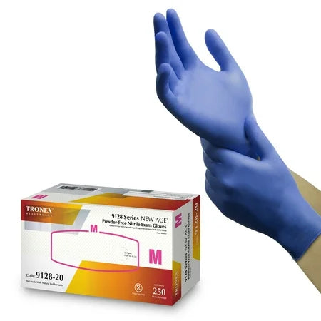 tronex Tronex Powder Free Nitrile Small Gloves Disposable Gloves White Smoke