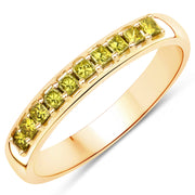 Bids.com 0.27 Carat Genuine Yellow Diamond 14K Yellow Gold Ring (SI1-SI2) Rings White Smoke size 7.00,size 6.00,size 8.00