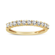 Bids.com IGI Certified 1/2 Cttw Diamond 10K Yellow Gold Prong Set Fluted Band Style Wedding Ring (J-K Color, I1-I2 Clarity) - Size 7 Rings White Smoke 7 / Yellow.Gold,6 / Yellow.Gold,8 / Yellow.Gold,9 / Yellow.Gold