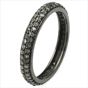 Bids.com 0.67 Carat Genuine TLB Diamond .925 Sterling Silver Ring Rings White Smoke size 7.00,size 6.00,size 8.00,size 9.00