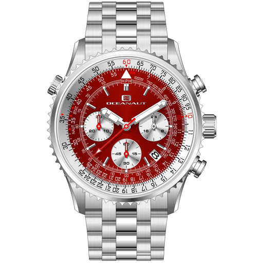 Bids.com Oceanaut Men's Flight Watches White Smoke