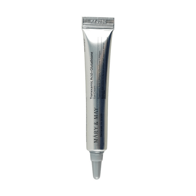 AsiaBeautyMall Mary & May Tranexamic Acid+Glutathione Eye Cream Mini Eye Cream White Smoke