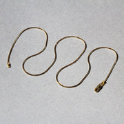 Bids.com 14k Yellow Gold Round Snake Chain 0.9mm Necklaces Gray 16 / Yellow Gold,18 / Yellow Gold,20 / Yellow Gold,24 / Yellow Gold,Default Title / Yellow Gold