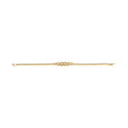 Bids.com 10K Yellow Gold 1/4 Cttw Round-Cut Diamond Basket Weave Rope Chain Style 7" Bracelet (H-I Color, I1-I2 Clarity) Bracelets Seashell Yellow.Gold / 7