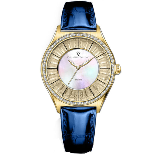 Bids.com Christian Van Sant Women's Luna Watches White Smoke