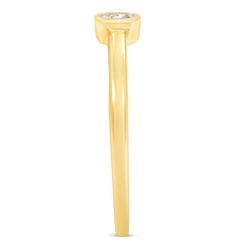 Bids.com 14K Yellow Gold Plated .925 Sterling Silver 1/20 Carat Diamond Square Cushion-Shaped Miracle Set Petite Fashion Promise Ring (J-K Color, I1-I2 Clarity) - Size 6 Rings White Smoke 7 / Yellow.Sterling Silver,6 / Yellow.Sterling Silver,8 / Yellow.Sterling Silver