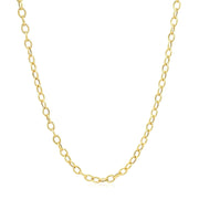 Bids.com 2.5mm 14k Yellow Gold Pendant Chain with Textured Links Necklaces White Smoke 16 / Yellow Gold,18 / Yellow Gold,20 / Yellow Gold,24 / Yellow Gold