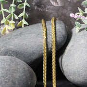 Bids.com 3.15mm 14k Yellow Gold Diamond Cut Round Franco Chain Necklaces Dark Gray 18 / Yellow Gold,20 / Yellow Gold,24 / Yellow Gold
