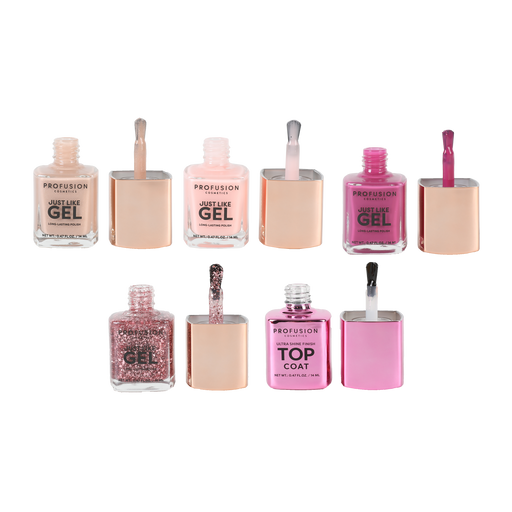 Profusion Cosmetics Shining Star Gel Effect Nail Polish Set Nail Polishes Thistle