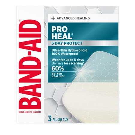 Band-aid Band-Aid Pro Heal Adhesive Bandages - 3 All One Size Medical Tape & Bandages Lavender