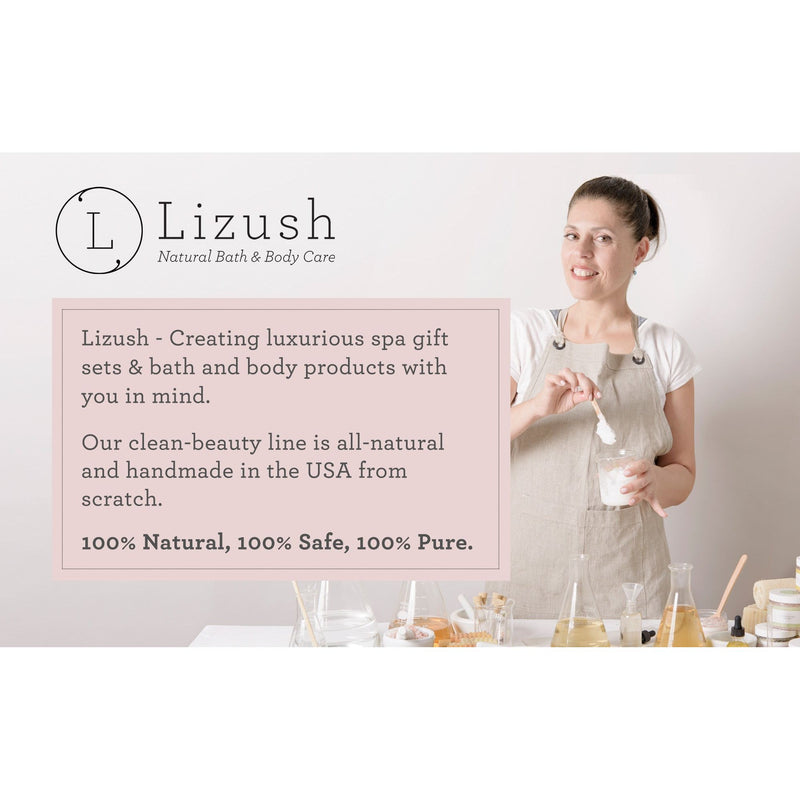 Lizush Moisturizing set with Grapefruit body oil and Body scrub CREAMS & OILS Light Gray